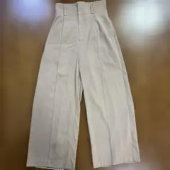 MURUA ワイドパンツ ゴム入り ハイウェスト