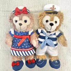 【ペアセット⭐︎】香港 ディズニー ダッフィー シェリーメイ ぬいぐるみセット売り