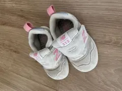 New Balance 313 ベビーシューズ ベージュ/ピンク　13cm