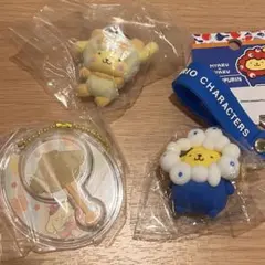 【SALE】サンリオ ポムポムプリン ガチャ ホワイトミャクミャクのサムネイル