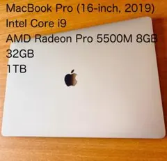 2026年最新】macbook pro 2019 16インチ i9 32gb 1tbの人気