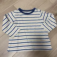 ストライプ 長袖Tシャツ 70-80サイズ