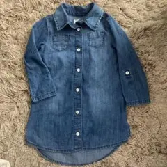 OLD NAVY デニムシャツ デニムワンピース 3T