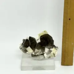 国産天然石NO59 テリ抜群の煙水晶クラスター