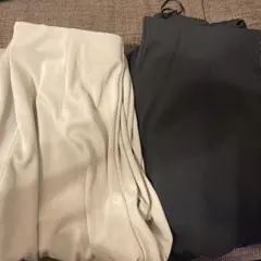 クレープジャージストレートパンツ