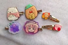 カービィ、すみっコぐらし、SPYFAMILY　ヘアピン