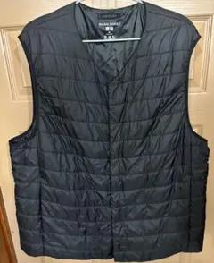 ユニクロ パフテックベスト　ヒートテック 3XL ブラック