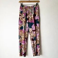 DRIES VAN NOTEN モザイクフラワープリント イージーパンツ