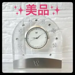 WEDGWOOD クリスタル置時計　プシュケ クリア クロック