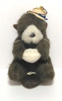 サンリオ　ラッコ　ぬいぐるみ　勧角証券　1990年　平成レトロ　17cm サンリオ ラッコ ぬいぐるみ 勧角証券 1990年 平成レトロ 17cm