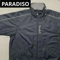 ●パラディーゾ●2WAYナイロンジャケット LL ブラック 黒 ゴルフ ベスト