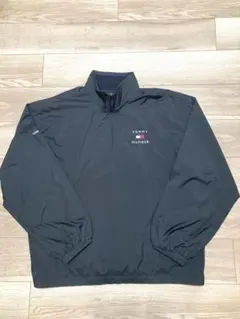 TOMMY HILFIGER ハーフジップ アウター 黒