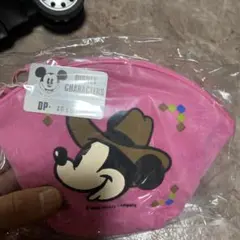 ミッキーマウス ポーチ ピンク