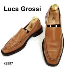 ルーカグロッシ　本革　レザー　ローファー　ビブラムリフト＆裏張り　EU36