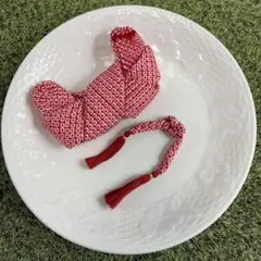 七五三髪飾り　赤　朱色　かのこちんころ2点セット　日本髪　七五三　成人式1216