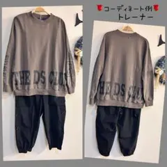 ⭐️ドラッグストアーズ 〈D.S.CLUB〉⭐️両袖裾ロゴプリント　トレーナー