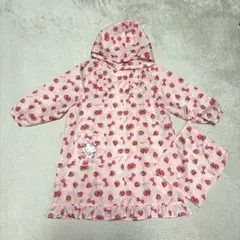 サンリオ　キティ　レインコート　いちご　ハローキティ　女の子