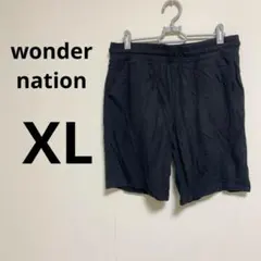 wonder nation 【XL】ブラックショートパンツ 運動　筋トレ