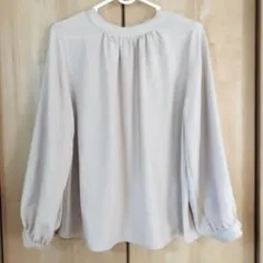 しまむら トップス ブラウス べージュ Mサイズ