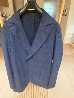 EVISU ネップツイード ダブルテーラードジャケット