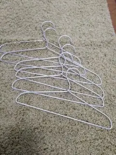 無印良品　メタル製衣類ハンガー6本セット　子供服用