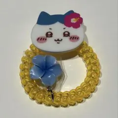 ちいかわ　シーサーのおみやげやさん　トレーディングコイルヘアゴム　ハチワレ