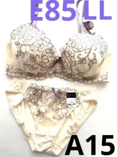 【新品】ブラショーツセットE85 F85 大きいサイズブラ かわいいブラdrw系