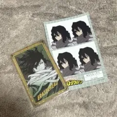 相澤消太　ヒロアカ　僕のヒーローアカデミア　原画展箔押しクリアカード　ステッカー