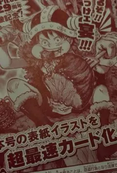 ONE PIECE 連載29周年記念 表紙イラスト カード 2枚セット - メルカリ