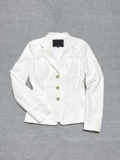 UNTITLED テーラードジャケット サイズ1 S相当 ホワイト 日本製