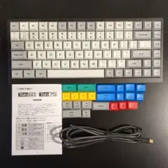 Vortexgear Tab75 メカニカル キーボード 英語配列 青軸　75%