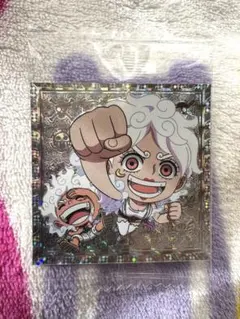 ☆ワンピース・大海賊シールウエハース・LOG.13 ルフィ＆ボニー　『P』