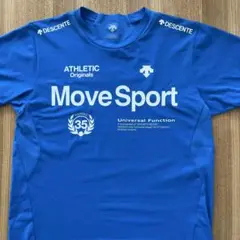 DESCENTE Move Sport ムーヴスポーツTシャツ 青