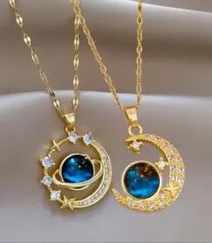 ユニセックス ファッションペンダントネックレス – スペースムーンデザイン