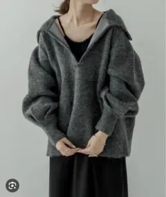 ※最終値下げ※mystic ハーフジップニット グレー