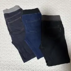 ストレッチデニム スリムフィットパンツ 3点セット