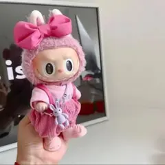 Labubu ぬいぐるみ 17cm着せ替え服 4点セット【No.30】