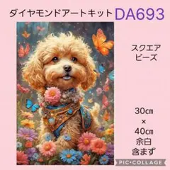 DA693★ダイヤモンドアートキット★スクエアビーズ