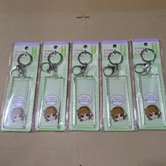 セリア オリジナルフォトイン キーホルダー銀テープサイズのサムネイル