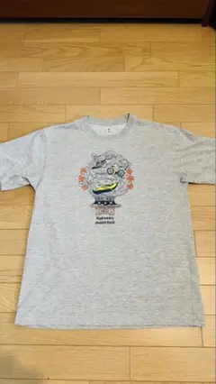 mont-bell 福岡デザイン Tシャツ Mサイズ　グレー　ご当地　中古