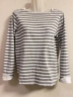 アーバンリサーチドアーズ　ボーダーカットソー　グレー✖️ホワイト