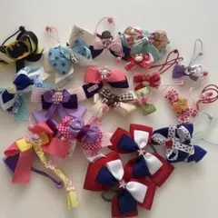 リボン　ヘアゴム　セット