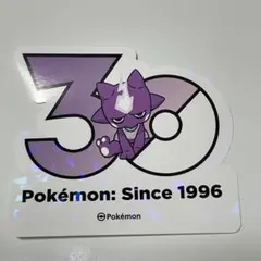 韓国限定 ポケモン 30周年記念 ステッカー 公式品 シール ミュウツー