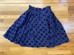 キッズスカート 花柄スカート　パンツインスカート