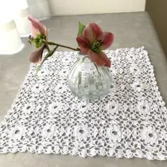 花模様ドイリー⭐︎正方形
