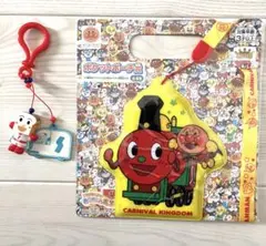 【新品】2点セット　アンパンマンミュージアム　おたのしみポケット　ネームホルダー