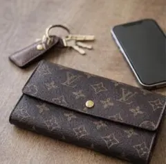 超美品！！Louis Vuitton 長財布 ダークブラウン