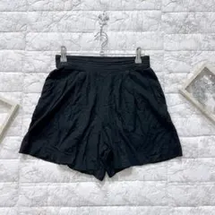 H＆M ショートパンツ ブラック Sサイズ 日常使い ふわっと生地 レーヨン素材