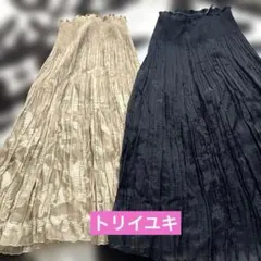 トリイユキ ♦シフォン素敵ロングスカートのサムネイル