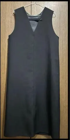 美品✨【DRESKIP】2wayVネックワンピース ジャンパースカート 入学式❣️